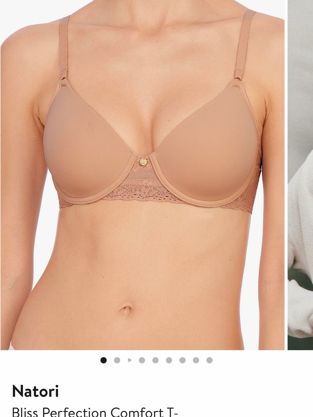Natori confort bra nude 38C 2 pz new